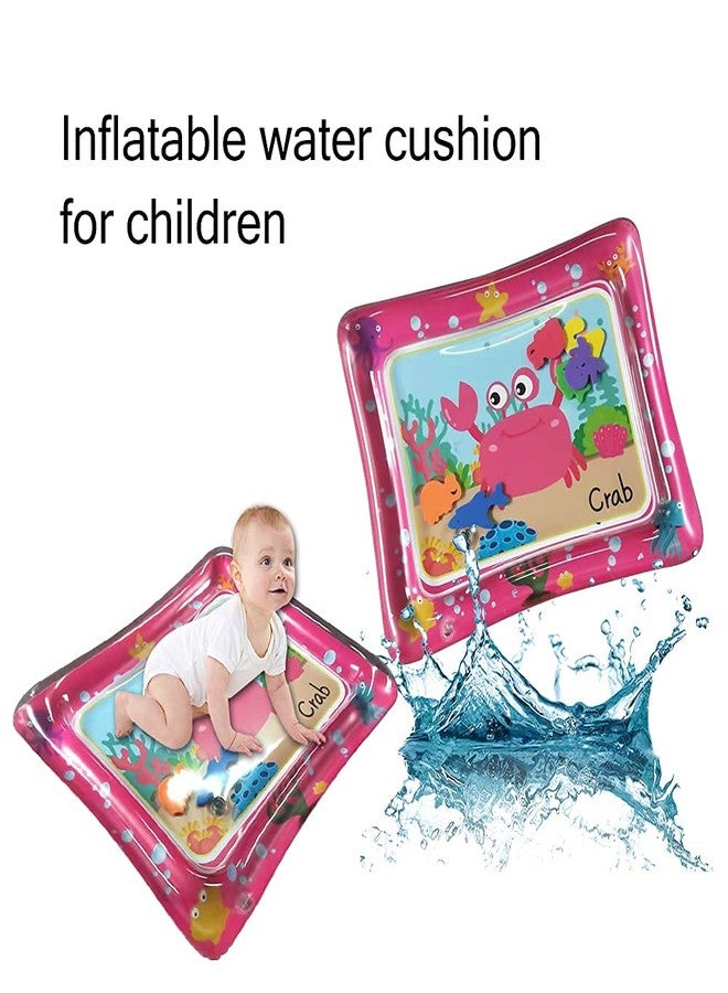 ADKD Baby Kids Water Play Mat Toys Inflatable Tummy Time Leakproof Water Play Mat and Toddlers Perfect Fun Activity Inflatable Mat, Activity Play Center Indoor and Outdoor Water Play Mat for Baby (Pink Water Mat) - Image 3