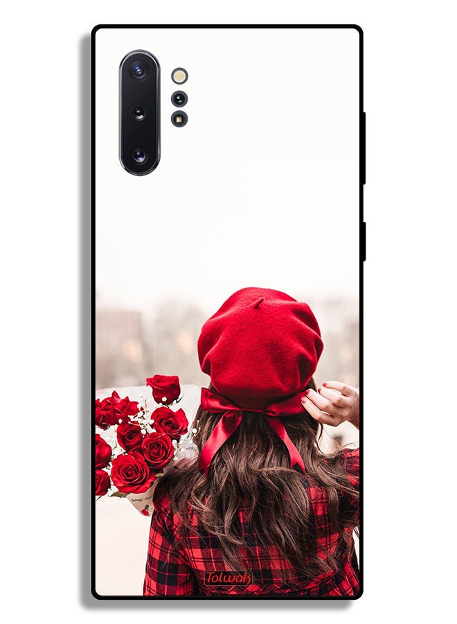 Tolwak Samsung Galaxy Note 10 Plus Protective Case Cover Holding Flowers - Image 2