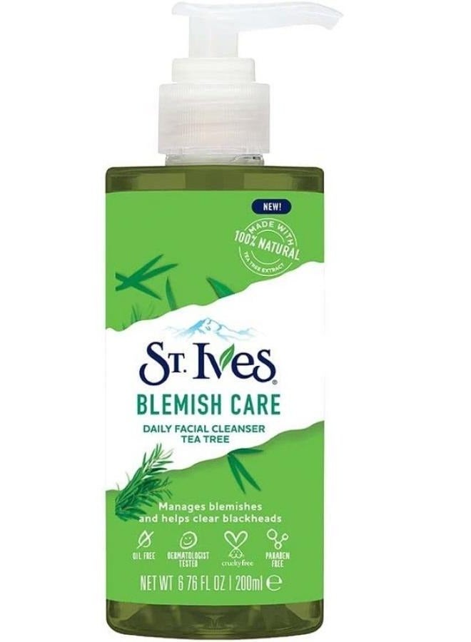 ST. Ives Blemish Care Tea Tree Daily Facial Cleanser 200 ml - Image 1