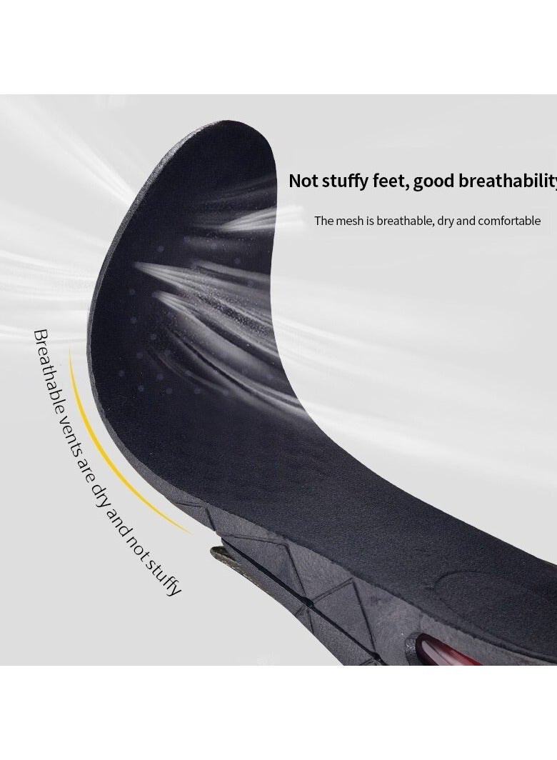 Invisible booster insole pad high lift adjustable cut heel insert boost support absorbent foot pad three layers 7cm  - Image 3