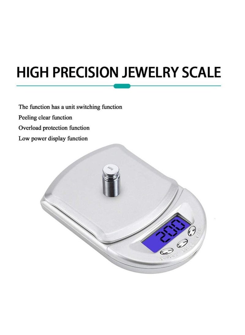 Y&D - Electronic Scale, Weighing Gram Digital Scale LCD Backlight Portable Kitchen Tare Function High Precision Mini Pocket (200g/0.01g) - Image 1