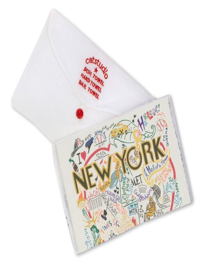 Catstudio New York City Dish Towel - U.S. State Souvenir Kitchen and Hand Towel, Perfect Tea Towels for New York Lovers, Travel Souvenir, Housewarming Gifts, Couple Gifts - Image 2