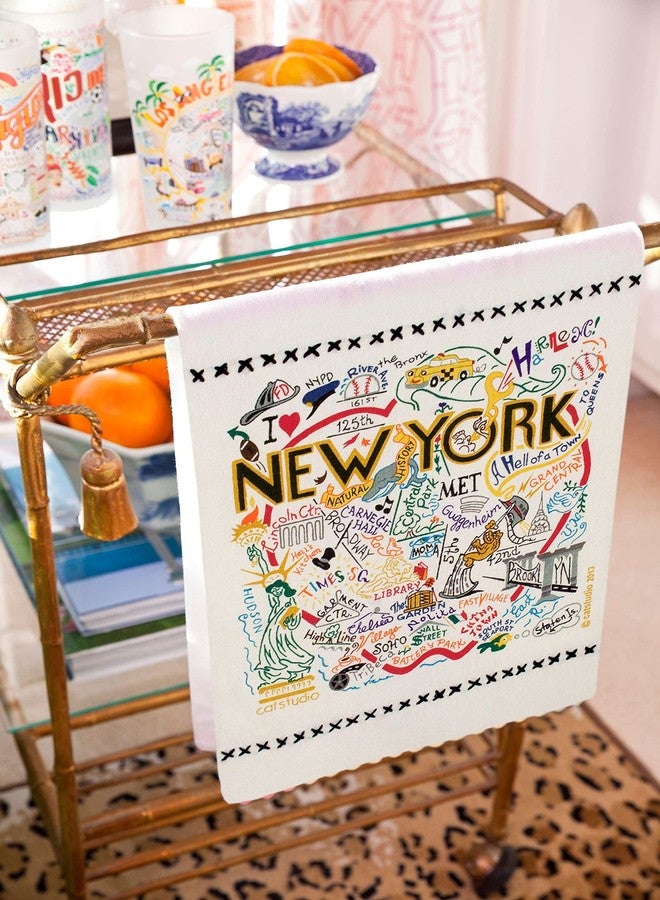Catstudio New York City Dish Towel - U.S. State Souvenir Kitchen and Hand Towel, Perfect Tea Towels for New York Lovers, Travel Souvenir, Housewarming Gifts, Couple Gifts - Image 3
