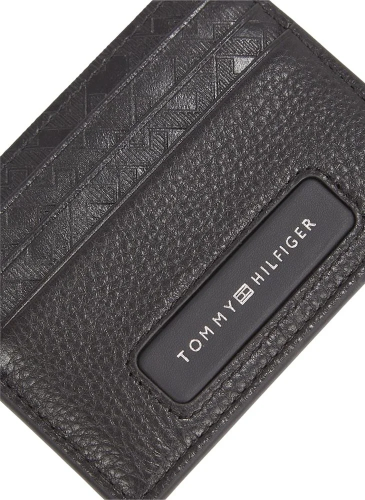 TOMMY HILFIGER MONOGRAM LEATHER CARDHOLDER