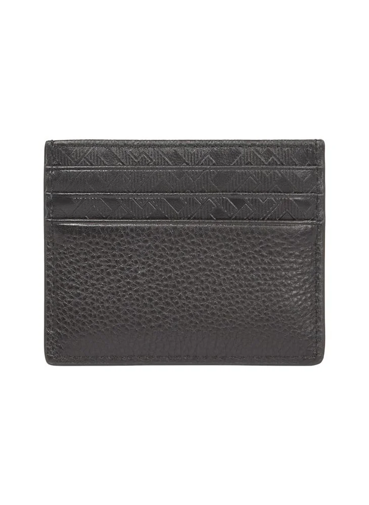 TOMMY HILFIGER MONOGRAM LEATHER CARDHOLDER