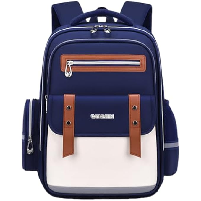 CATHLEEN Kids Backpack Girls And Boys Lightweight Elementary Schoolbag Cute Large Capacity School Laptop Bookbags For Teens Students With Capybara Doll Pendant And Brooch - Image 1