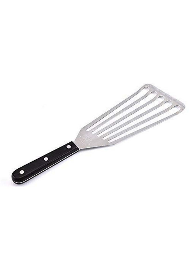 P-Plus International Fish Spatula 1-Piece Stainless_Steel Fish Slice Flexible Fish Turner, 12.5" Long Slotted Spatula for Turning & Flipping Big - Image 2