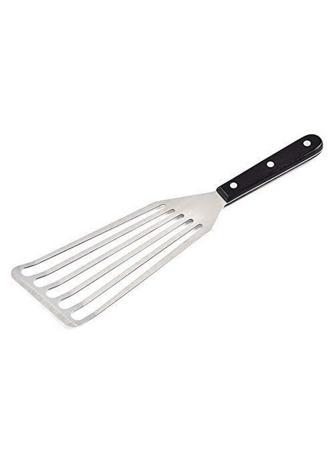 P-Plus International Fish Spatula 1-Piece Stainless_Steel Fish Slice Flexible Fish Turner, 12.5" Long Slotted Spatula for Turning & Flipping Big - Image 3