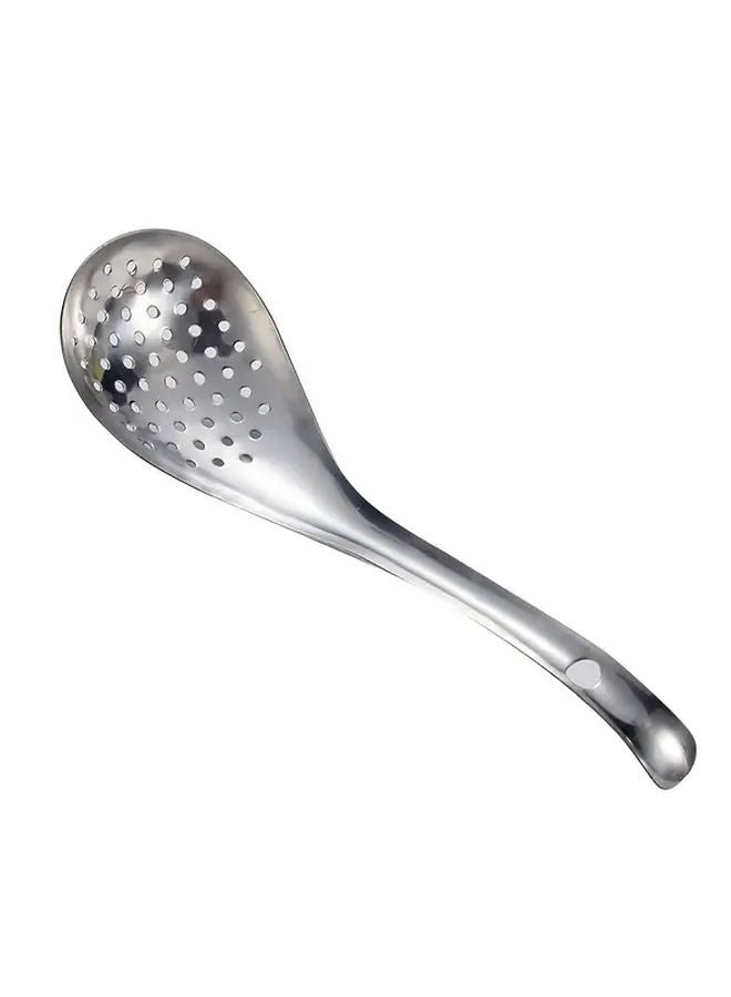 1 قطعة ملعقة مثقبة من الفولاذ المقاوم للصدأ مع مصفاة للنودلز، الزلابية، القلي، وحساء الهوت بوت - Image 1