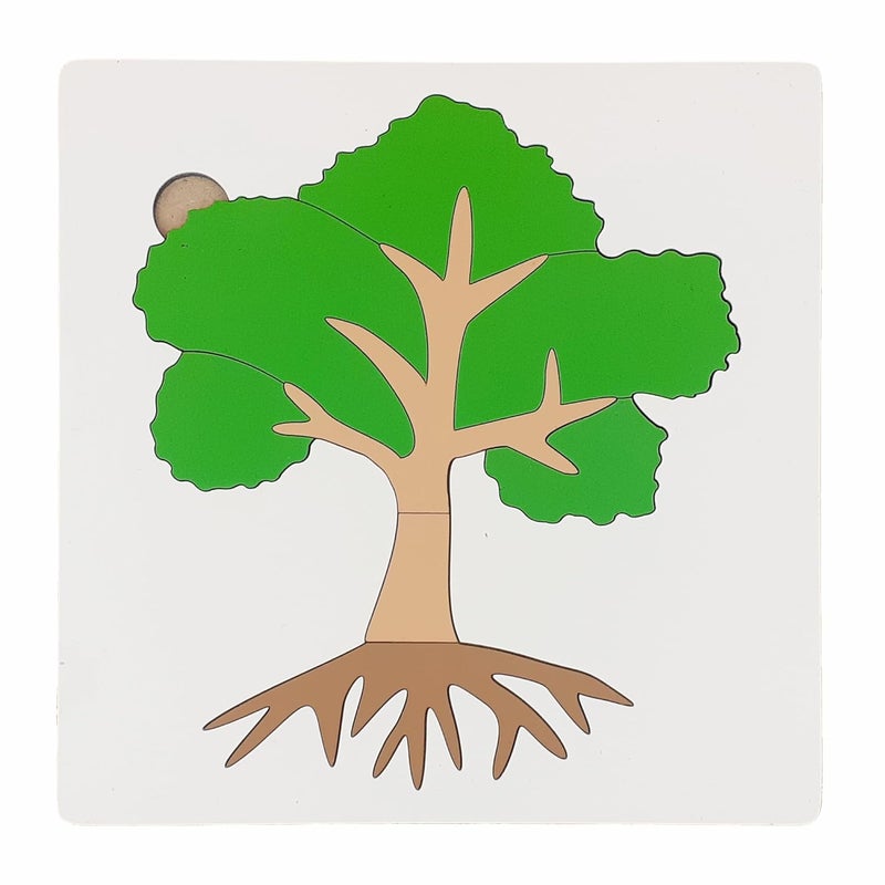 Tantrums Montessori Tree Puzzle - Educational Learning Aid for Kids - Image 1