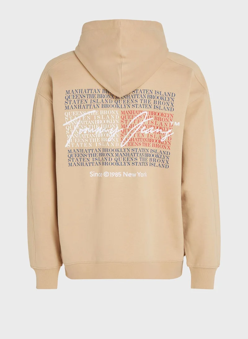 TOMMY JEANS Logo Relaxed Fit Hoodie