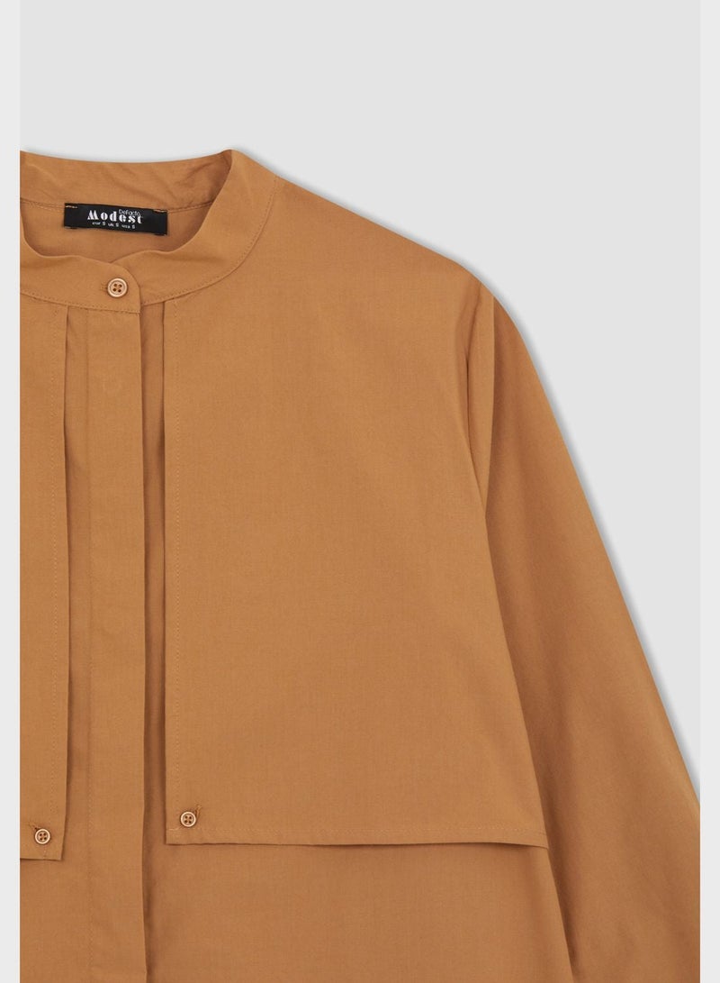 DeFacto Relax Fit Crew Neck Long Sleeve Tunic - Image 5