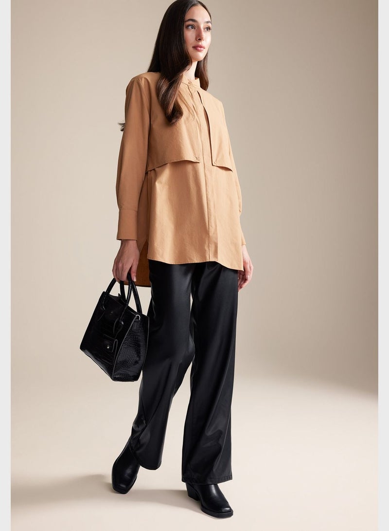 DeFacto Relax Fit Crew Neck Long Sleeve Tunic - Image 3