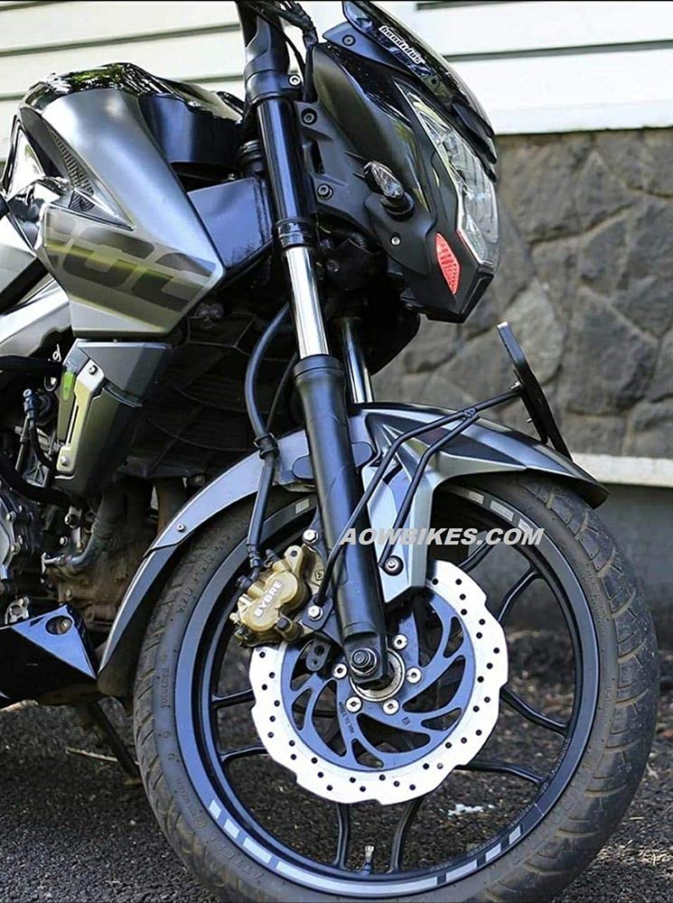 PA Aow Pulsar 200NS Front Number Plate Holder, Black - Image 3