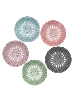 Generic Drain Hair Catcher， Strainer Rubber Sink Filter Kitchen Silicon，Drainage covers suitable for bathtubs, sinks, showers, and bathtubs help prevent blockages 5 pack  - Image 1