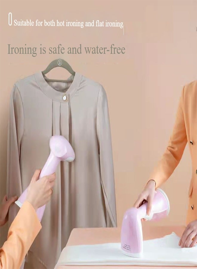 Portable Pink Steamer for Multiple Scenarios, Ideal for Home and Travel, Quick Wrinkle Remover  - Image 3