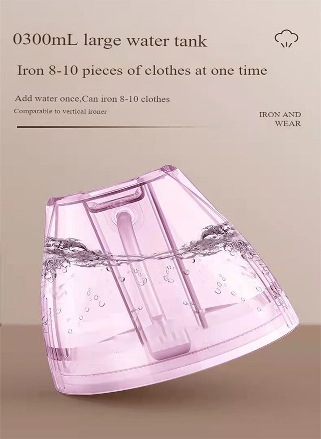 Portable Pink Steamer for Multiple Scenarios, Ideal for Home and Travel, Quick Wrinkle Remover  - Image 4