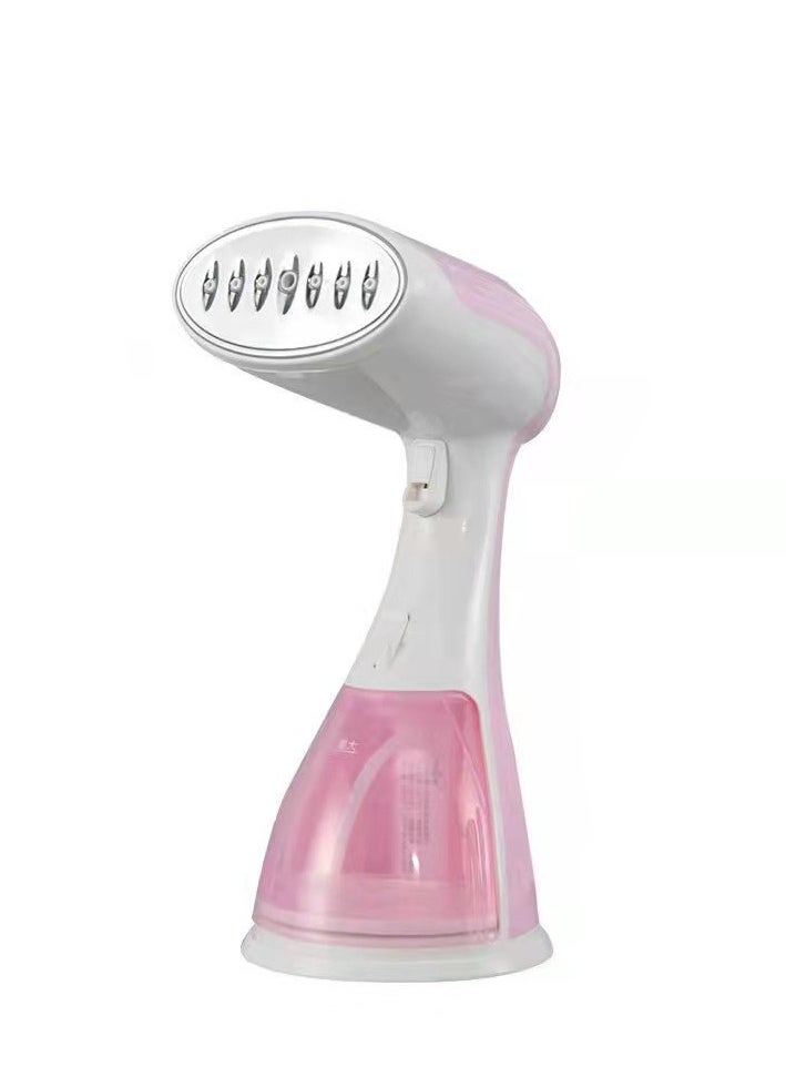 Generic - Portable Pink Steamer for Multiple Scenarios, Ideal for Home and Travel, Quick Wrinkle Remover - Image 1