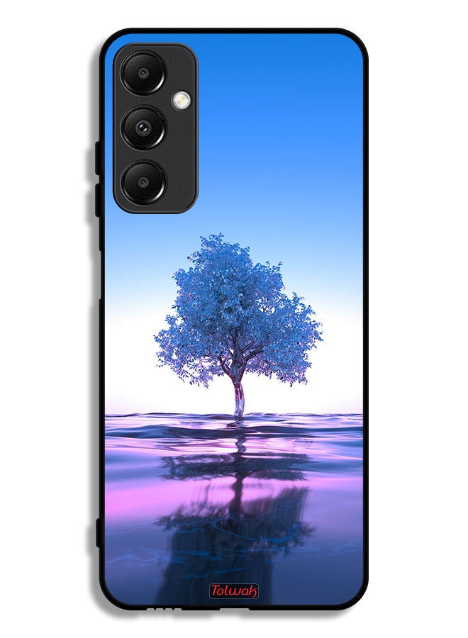 Tolwak Samsung Galaxy A05s Protective Case Cover Tree Neon Body Of Water Reflection Digital Art - Image 1