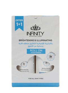 Infinity Brightening & Illuminating Roll On - Ocean Breeze scent 1+1 80ml 