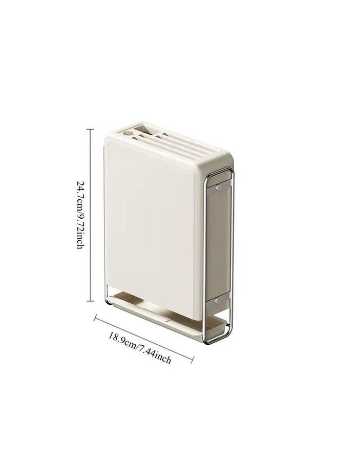 Small Stainless Steel Multi Tier Kitchen Storage Rack Wall Mounted Space Saving Organizer - Image 3