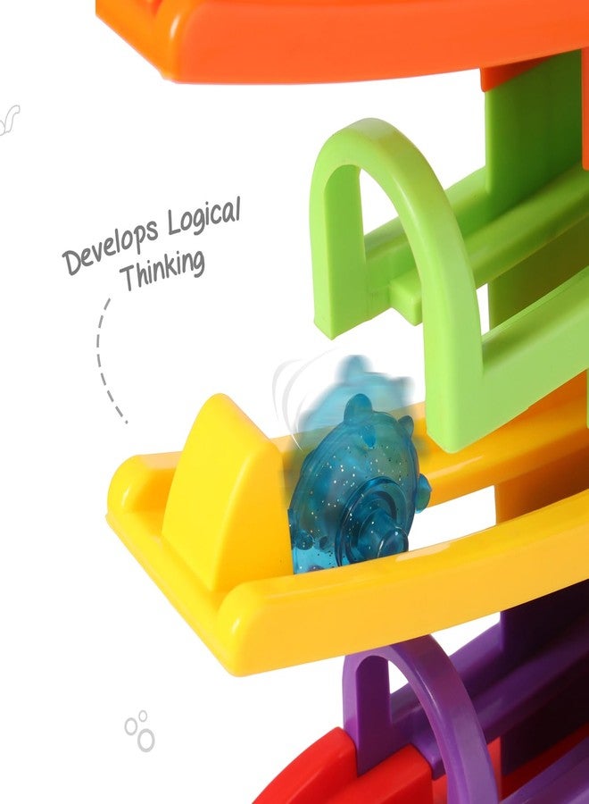 FIRSTCRY INTELLISKILLS مضمار سباق السيارات للأطفال من فيرست كراي إنتليس سكيلز بريميوم زيب زاب زوم مع منصة تكديس، مضمار سباق سيارات للأطفال، لعبة إسقاط وتدحرج ومنحدر للبنات والأولاد، مضمار سباق سيارات لعبة مع 3 سيارات لعبة، هدية عيد ميلاد، معتمد من BIS - Image 5