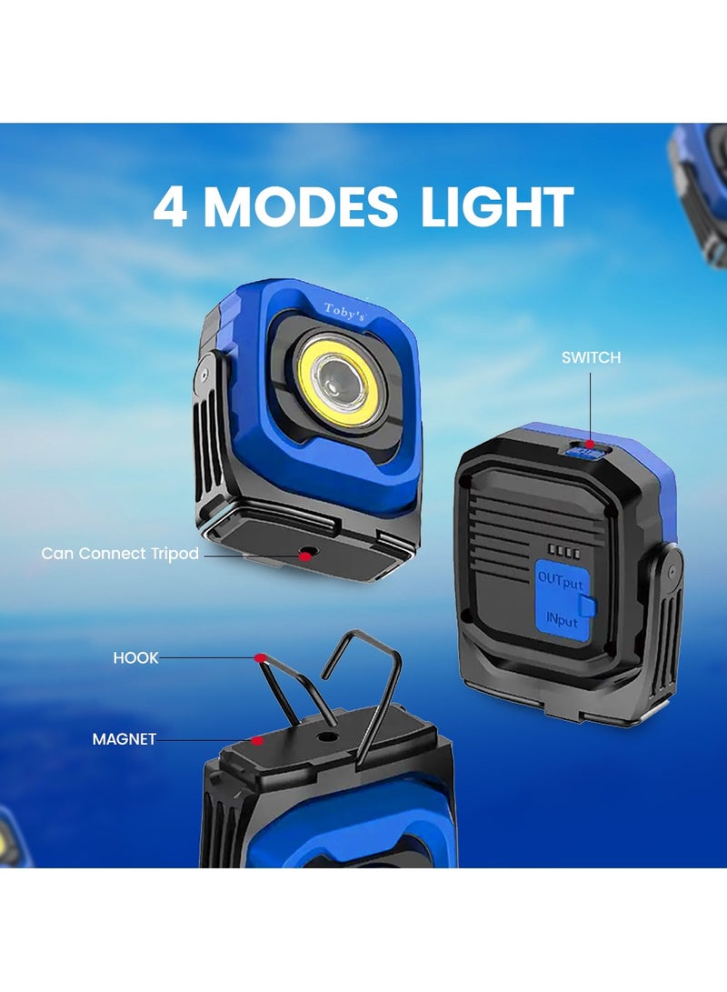 Toby's Toby's CPL-T36 4000mAh Portable Work Lamp with 3 Lighting Modes - Ideal for Auto Mechanics, Outdoor Activities & Power Outages - Image 5