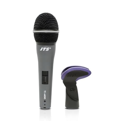 JTS TK-600 Cardioid Dynamic XLR Microphone Without Cable, Grey - Image 1
