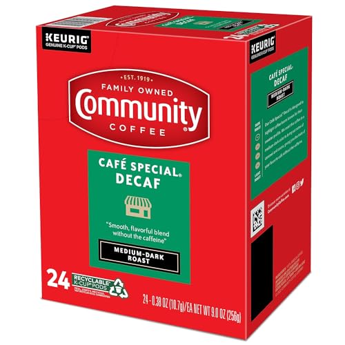 Community Coffee Cafe Special Decaf 24 Count Coffee Pods, Medium Dark Roast, Compatible with Keurig 2.0 K-Cup Brewers, 24 Count (Pack of 1) - Image 5