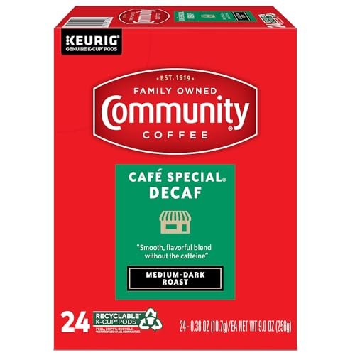 Community Coffee Cafe Special Decaf 24 Count Coffee Pods, Medium Dark Roast, Compatible with Keurig 2.0 K-Cup Brewers, 24 Count (Pack of 1) - Image 4