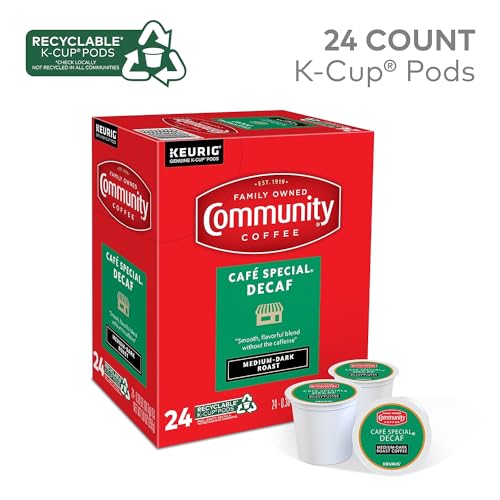 Community Coffee Cafe Special Decaf 24 Count Coffee Pods, Medium Dark Roast, Compatible with Keurig 2.0 K-Cup Brewers, 24 Count (Pack of 1) - Image 2