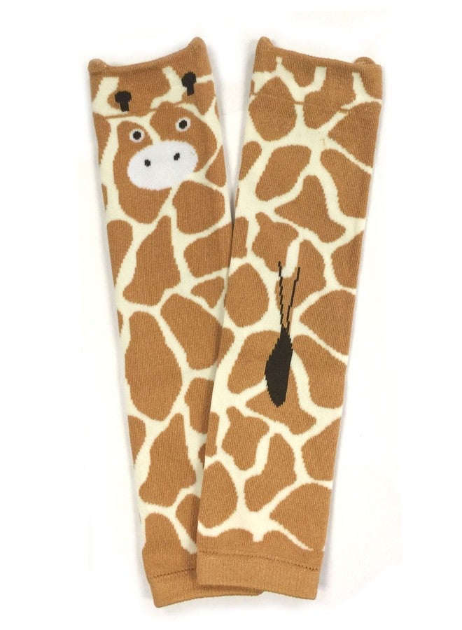Bowbear Adorable Designs Baby Leg Warmers, Giraffe Print - Image 1
