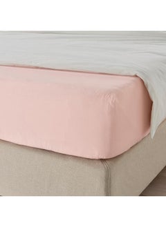 Generic Fitted sheet, light pink, 180x200 cm  - Image 2