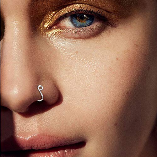 YEELONG Nose Rings for Women 20g Surgical Steel Nose Studs Nose Rings Hoops Piercing Jewelry - Image 4