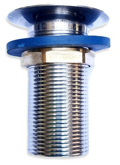 MASHKI MASHKI Full Thread 32 MM Waste Coupling for Ceramic wash Basin Drain Outlet Kitchen Sink Drainer with Silver Polished Finish (Heavy)  - Image 1