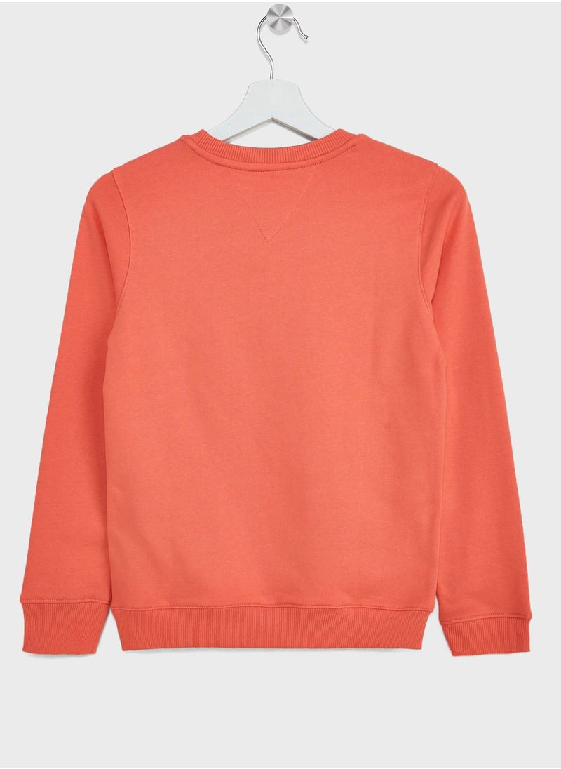 TOMMY HILFIGER - Kids Logo Sweatshirt - Image 1