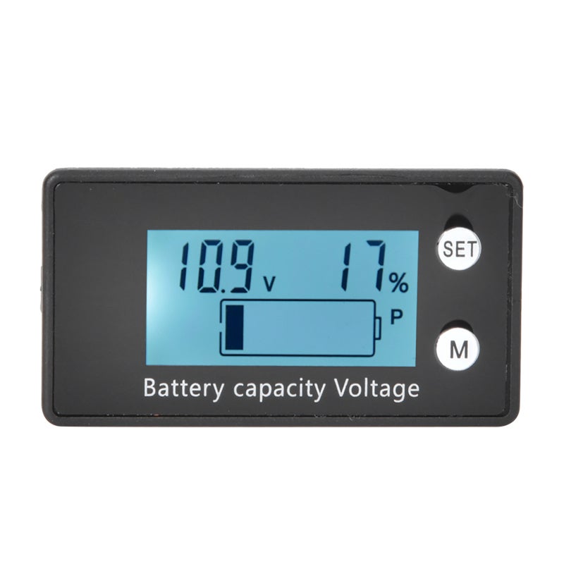 SUPNOVA DC 10V-100V Voltmeter 61x33x15mm Two-Wire Direct Measurement - Smart Chip LCD Display DC Voltmeter with Reverse Connection Protection for Real-Time Monitoring - Image 3