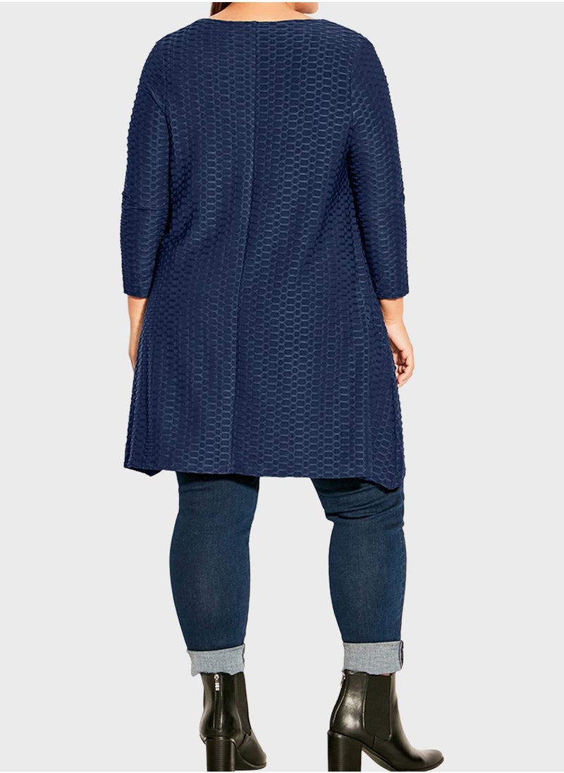 Avenue Cowl Texture Tunic  - Image 2