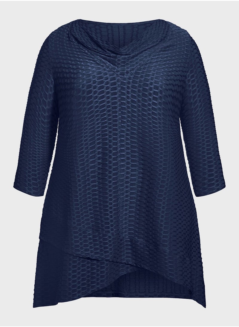 Avenue Cowl Texture Tunic  - Image 3