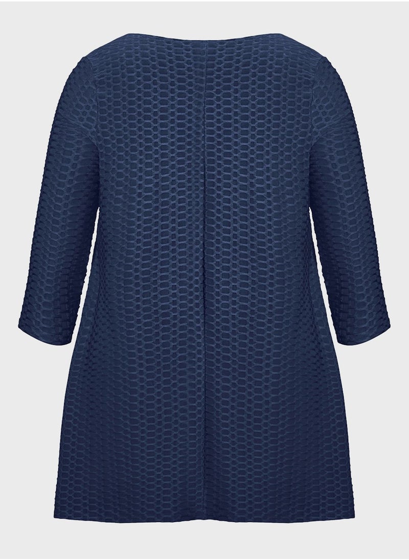 Avenue Cowl Texture Tunic  - Image 4