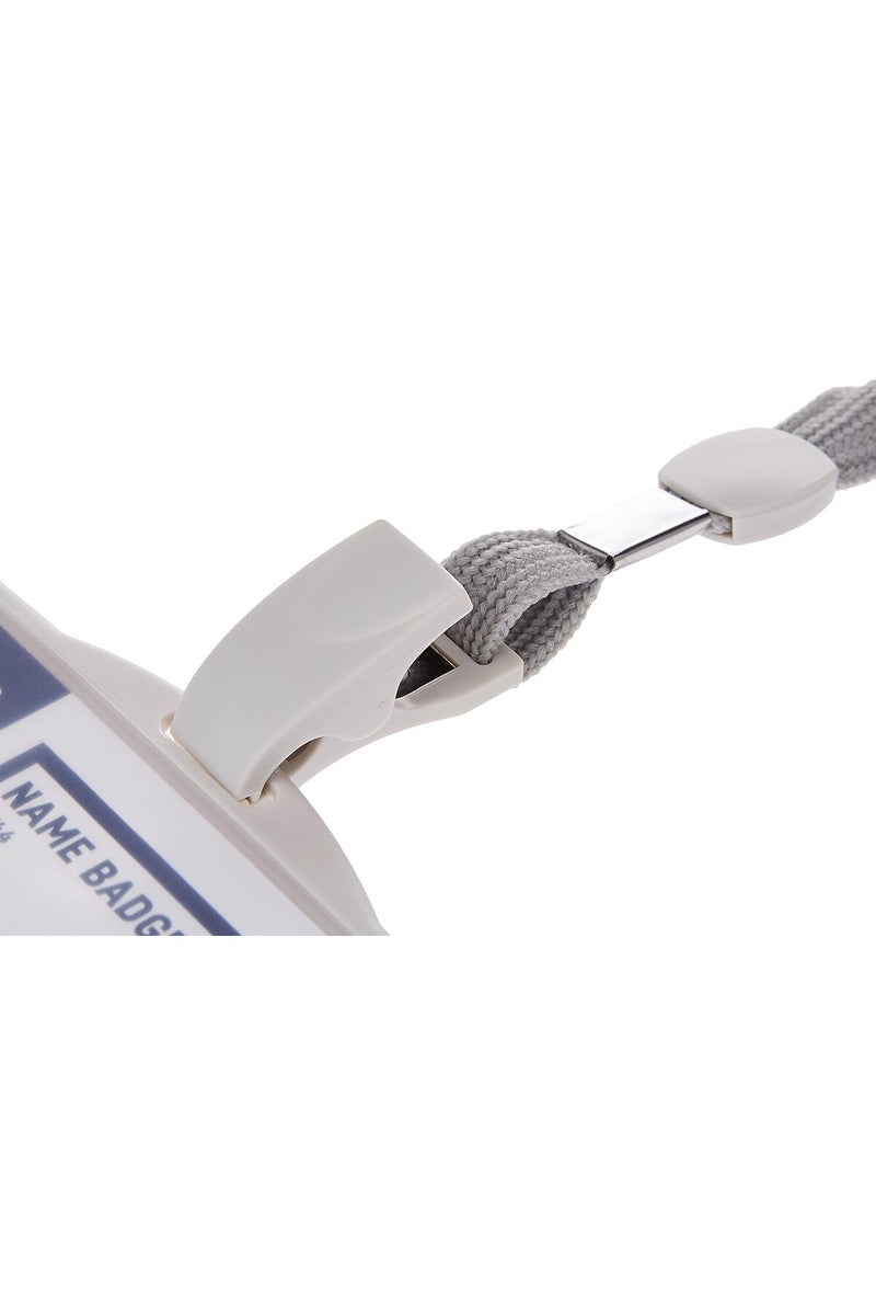 Deli ID Pass With String, Name Badge, Inner core 85x53mm, Grey, 30 Pcs (E5744) - Image 3