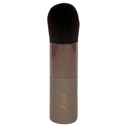 delilah - Foundation Kabuki Complexion Brush - Synthetic Fibre Liquid Blending And Buffing Makeup Tool - Wooden HAndle - For all Skin Type - Cruelty Free - 1 Pc - Image 5
