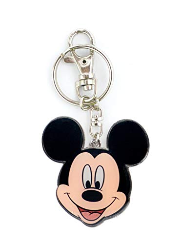 Disney Mickey Two Sided Colored Pewter Key Ring - Image 1