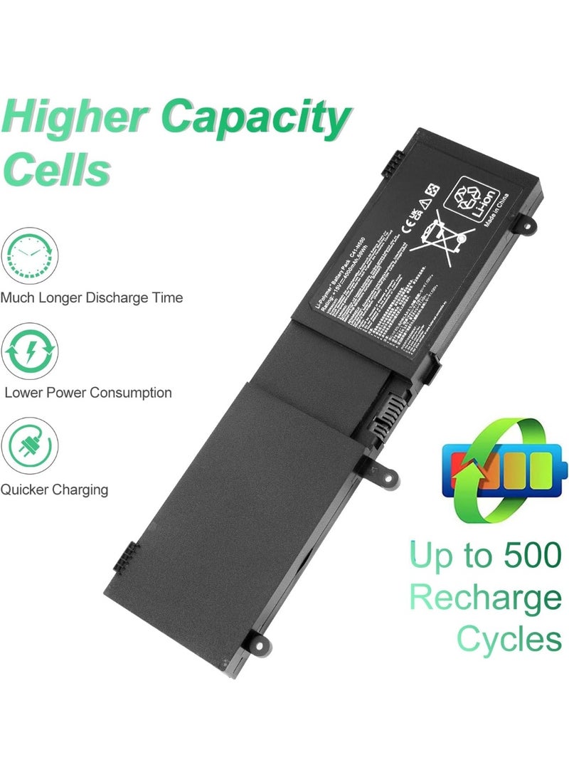 Terabyte بطارية C41-N550 لأجهزة ASUS N550 N550J N550JA N550JV N550J N550X47JV N550JK Q550L Q550LF سلسلة Rog G550 G550J G550JK G550JX GL5500 GLJ J GL550JK GL550JX - Image 3