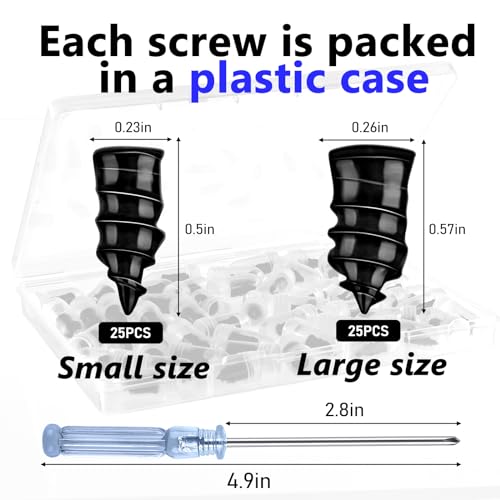 NACHLYNN 50 Pcs Tire Repair Nails Self-Tapping Rubber Screw Tool Self-Service Tire Repair Plugs Nail for Car Motorcycle Truck - Image 2
