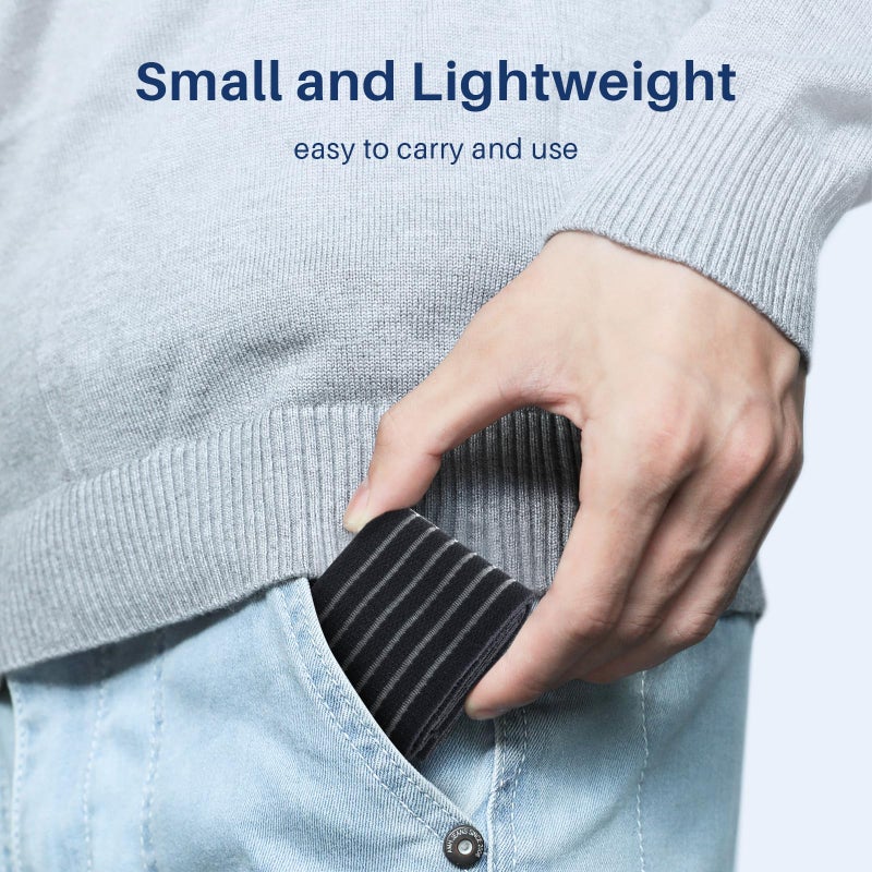 Comfytemp حزام كيس الثلج كومفيتمب، قابل للتمدد، قابل لإعادة الاستخدام، 27.6 × 2 بوصة، 1 قطعة، حزام تمديد حزام الثلج، حزام تمديد مرن مع خطاف وحلقة يضيف طولًا لمعظم أكياس الثلج، استخدامات متعددة - Image 5