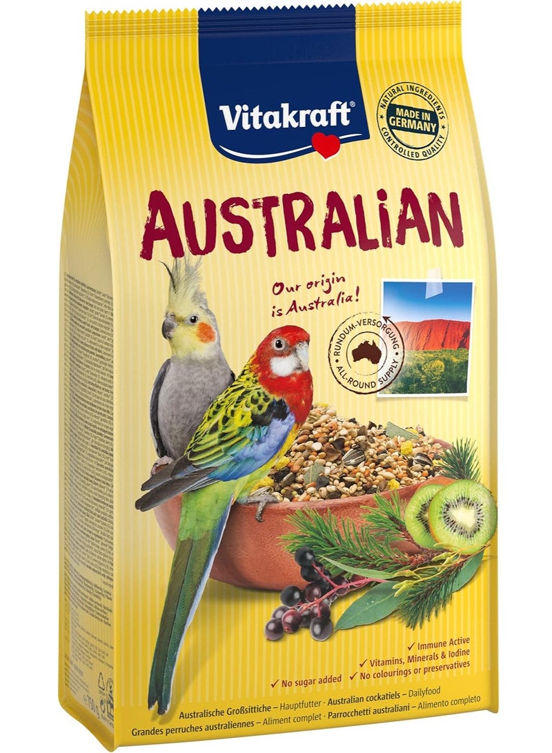 Vitakraft Cockatiel Birds Food with Vita Herbs - 750g - Image 1