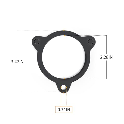 M Maintenanse Motorcycle Intake Air Cleaner Filter Gasket for Harley XL Sportster 883 Softail Dyna Touring Big Twin Cam FLT FLST FXDLS M8 (C) - Image 5
