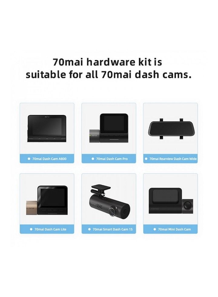 NIBEMINENT 24 Hour Parking Monitoring Hardwire Cable Kit for A500 and A800 Widescreen Dash Cam (MidDrive up02) - Image 5