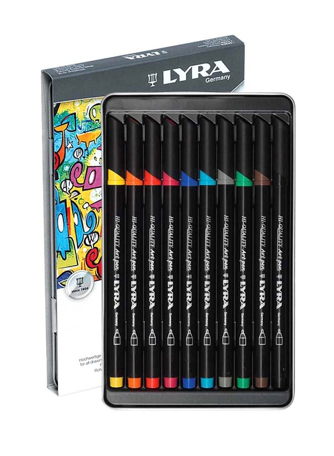 Lyra ART PEN SET OF 10 COLOR